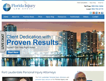 Tablet Screenshot of fortlauderdalepersonalinjuryattorneys.com